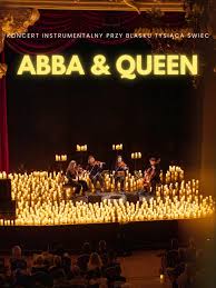 Graphics promoting the concert