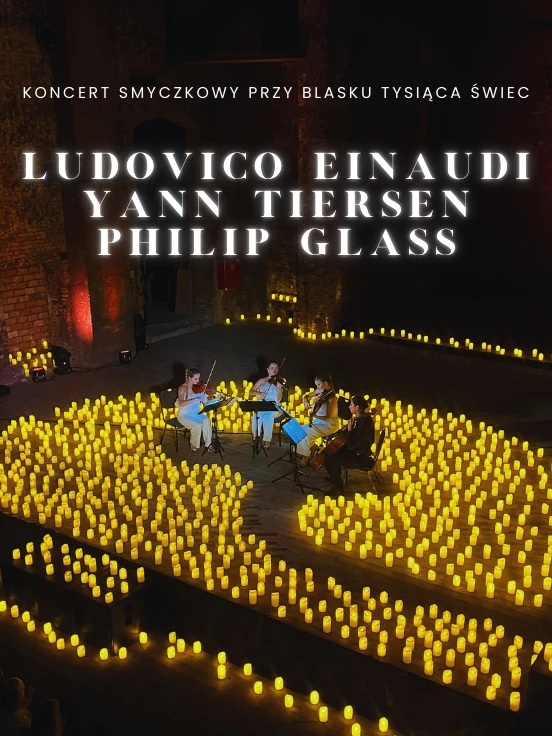 Graphics promoting the concert