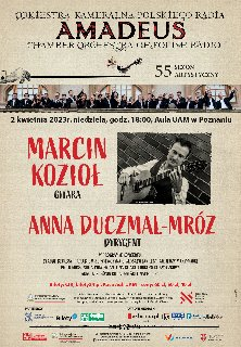 Concert poster with information about the event.