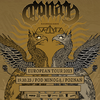 Concert poster: drawing of two birds opposite each other and information about the event.