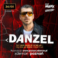 Photo of Danzel and information about the concert.