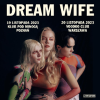 Concert poster: photo of three young women and information about the concert tour.