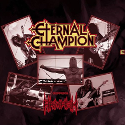 Concert poster: small photos of bands musicians.