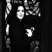 BLack and white picture of the artist, Ewelina Rajchel