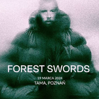 Concert poster: photo of a man in a green down jacket and information about the event.