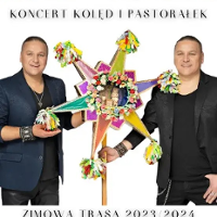 Concert poster: photo of Golec brothers.