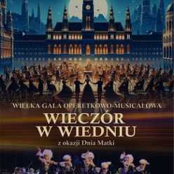 Concert poster with performers on stage and information about the event.