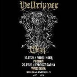 Black and white concert poster with information about the event.