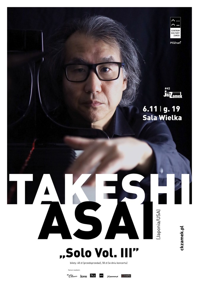 Concert poster - photo of the artist and information about the event.