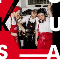 Concert poster: photo of the band