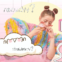 Concert poster - photo of Marie in pastel colours.