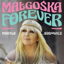 Photo of Maryla Rodowicz, her name and the title of the event.