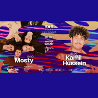 Concerts poster - small photos of the performers and information about the event.