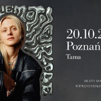 Concert poster with photo of Rosalie. and information about the event.