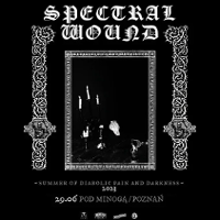 Black and white concert poster.