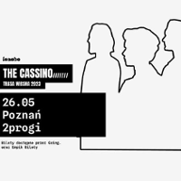 Black and white concert poster with information about the event.