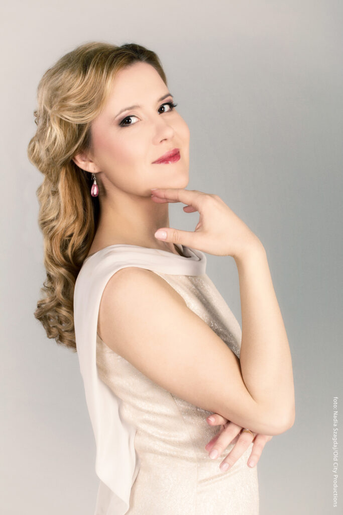 Photo of one of the concert performers, Aleksandra KUBAS-KRUK