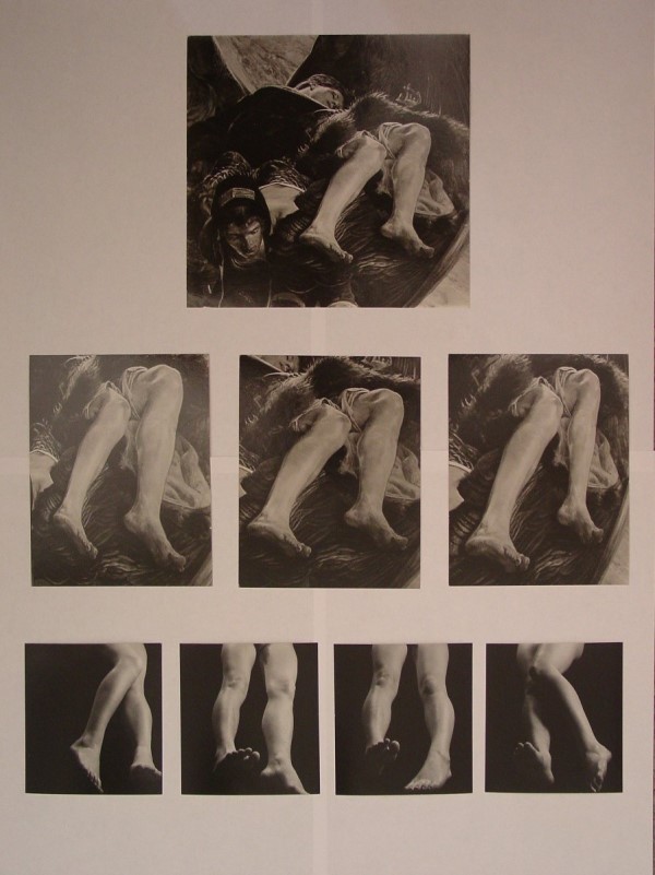 Graphics promoting the exhibition