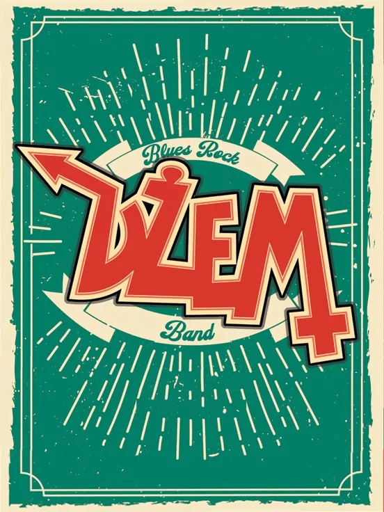 Graphics promoting the concert