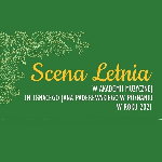 Event poster - yellow and white captions on green background.