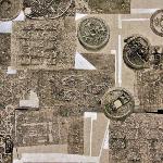 The photo shows one of works presented at the exhibition