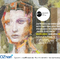 Exhibition poster - one of the exhibition works and information about the event.