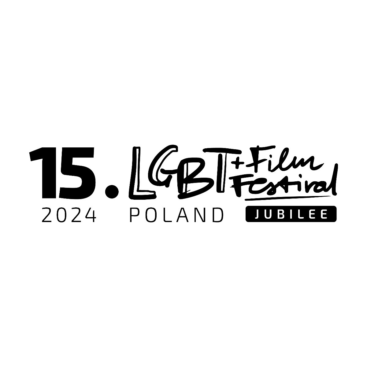 Black text on white backgrounf - the name of the festival.