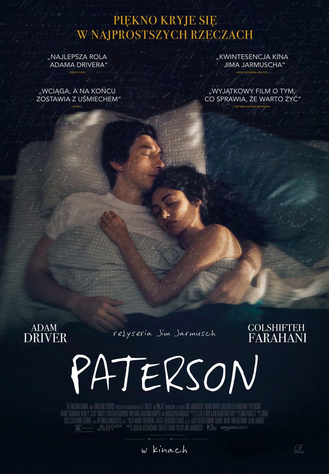Film poster - a sleeping couple hugging each other and information about the movie.