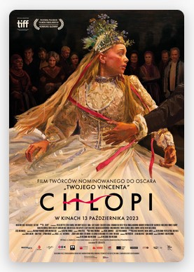 FIlm poster: dancing young woman in a folk costume.