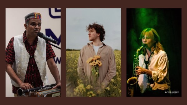 Graphics promoting the concert