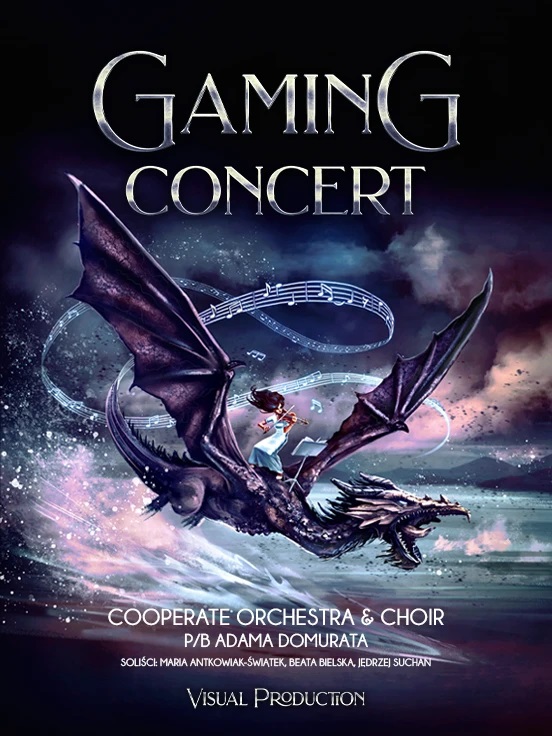 Graphics promoting the concert