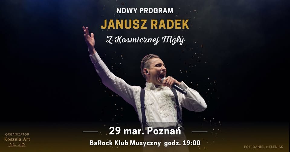 Graphics promoting the concert