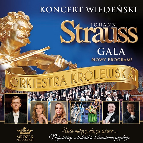 Graphics promoting the concert