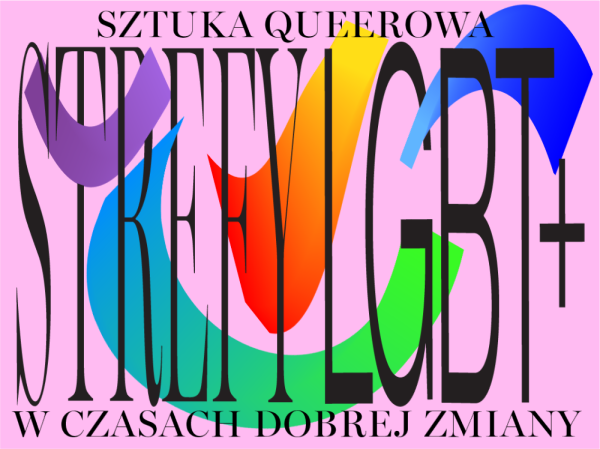 Graphics promoting the exhibition