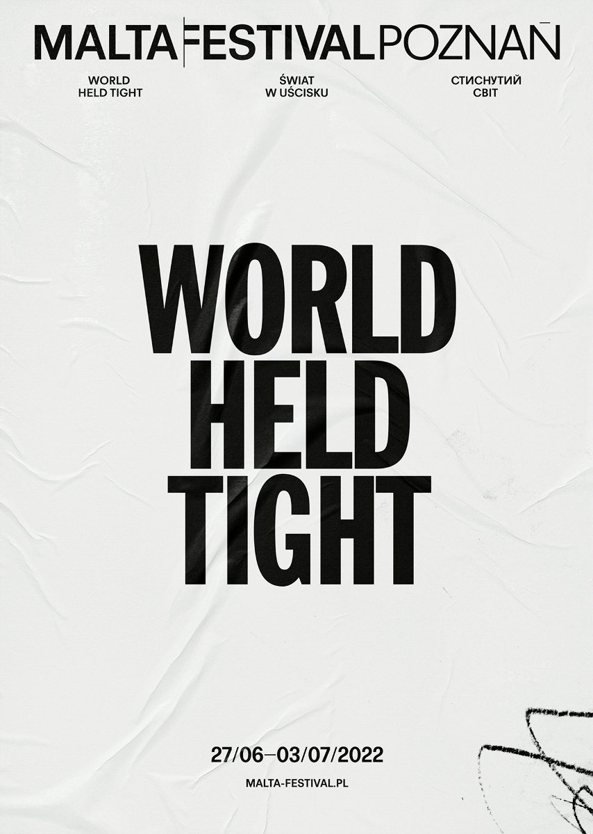 Festival poster with festival motto