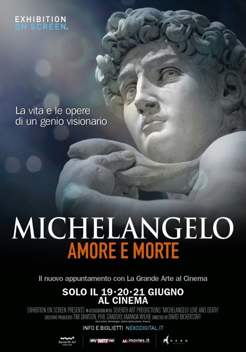Event poster: photo of a stone sculpture.