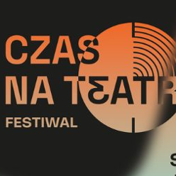 Festival poster: black and orange festival title.