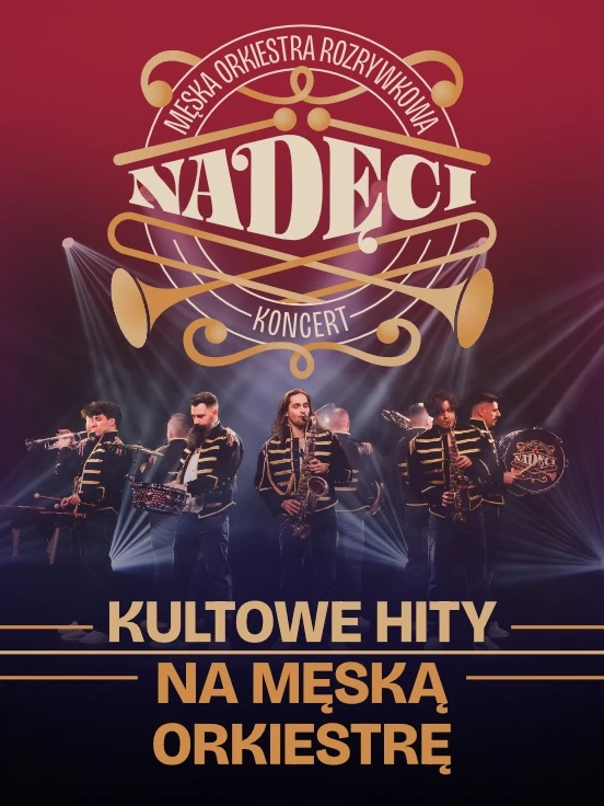 Graphics promoting the concert