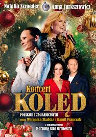 Graphics promoting the concert