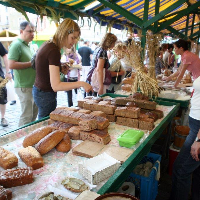 Photo of the stand with regional products