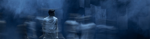 Graphics promoting the spectacle