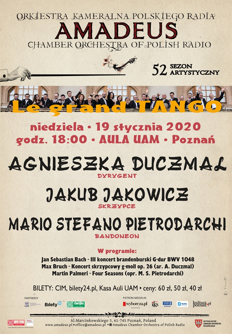 poster of Amadeus' concert