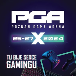 Event poster: information about the event, dark blue background.