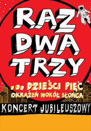 Graphics promoting the concert