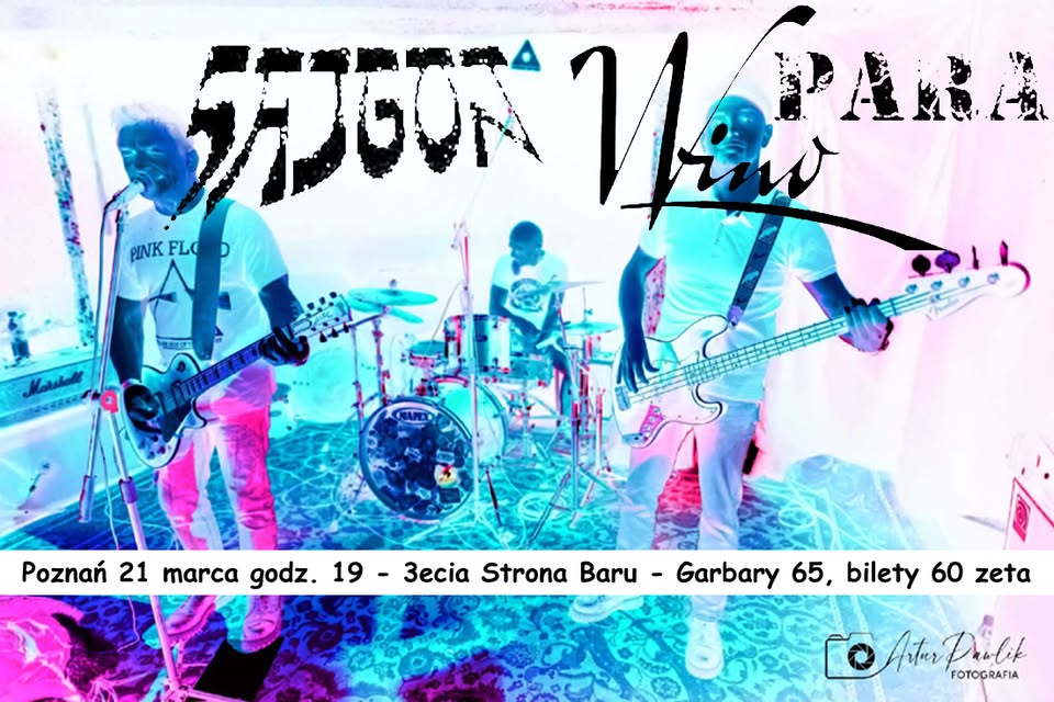 Graphics promoting the concert