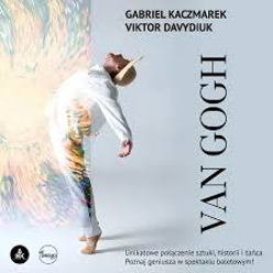 Photo of a dancer in a dancing pose and the title of the performance.