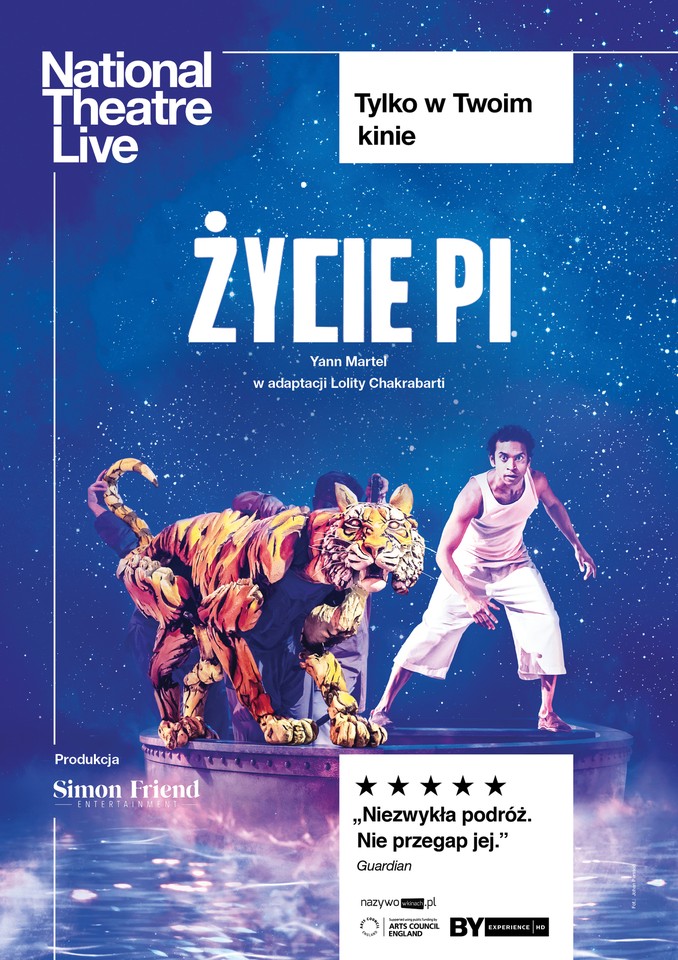 Event poster: photo of a tiger and a young man.