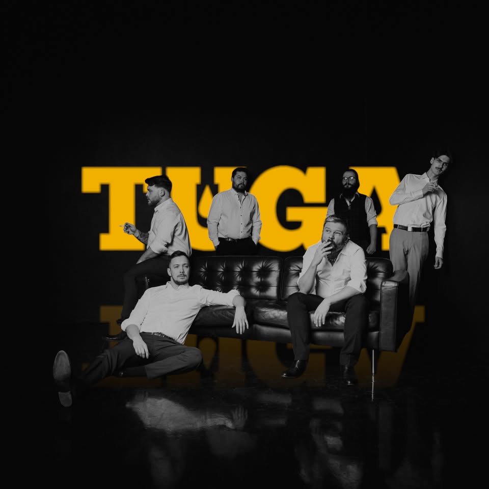 Graphics promoting the concert