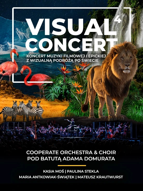 Graphics promoting the concert