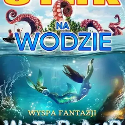 Event poster: colourful picture with a siren swimming in water.